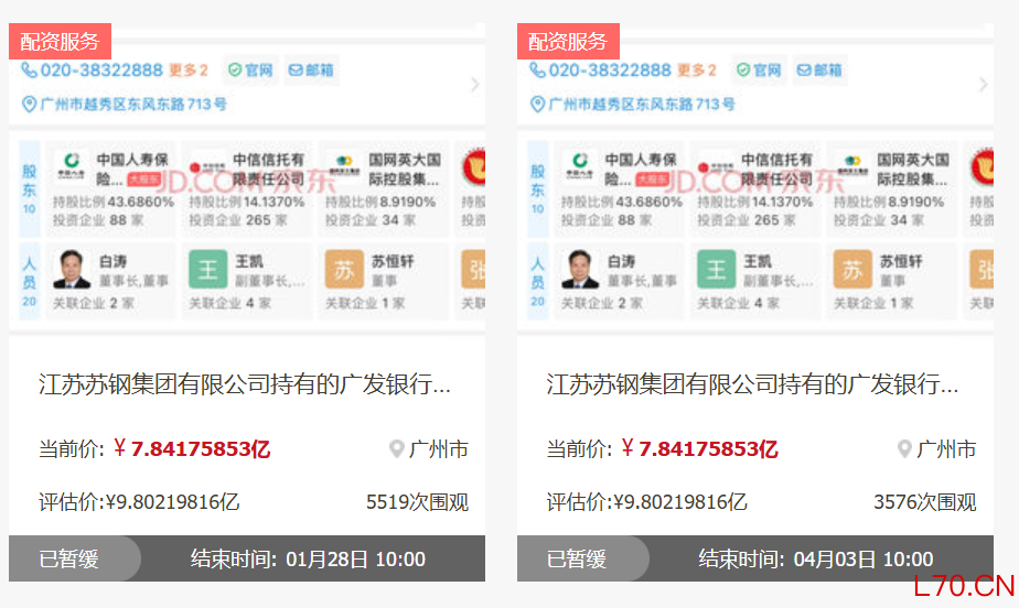 来源：京东拍卖