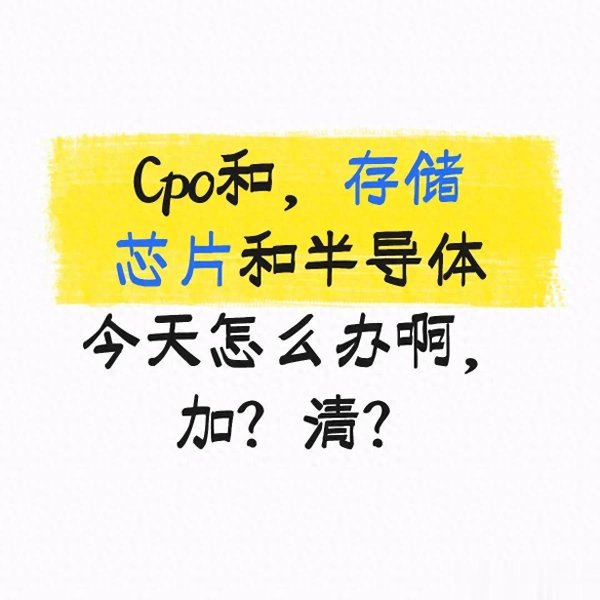 CPO、存储芯片、半导体集体震荡! 今天到底该加仓还是清仓?