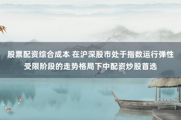 股票配资综合成本 在沪深股市处于指数运行弹性受限阶段的走势格局下中配资炒股首选