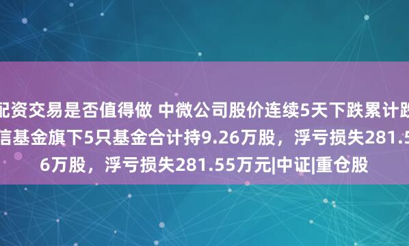 配资交易是否值得做 中微公司股价连续5天下跌累计跌幅8.57%，申万菱信基金旗下5只基金合计持9.26万股，浮亏损失281.55万元|中证|重仓股