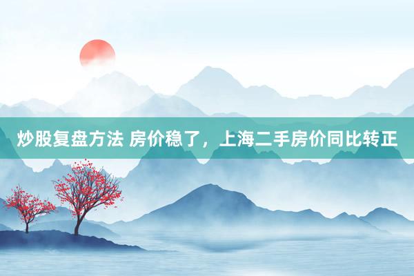 炒股复盘方法 房价稳了，上海二手房价同比转正